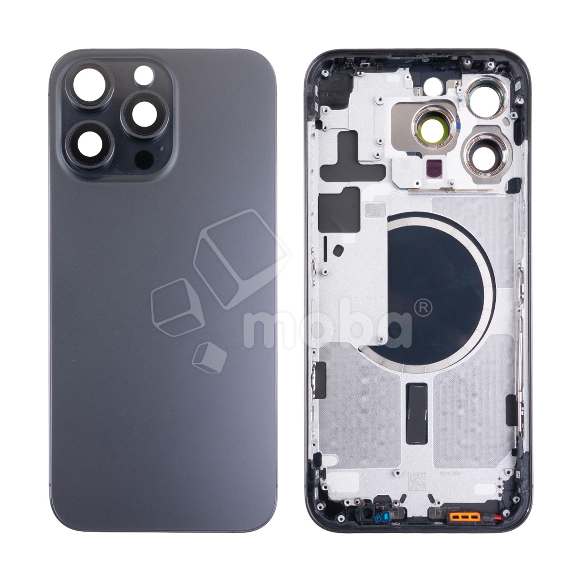 Корпус для iPhone 15 Pro Max (A3106) (1 Sim) Серый - Премиум