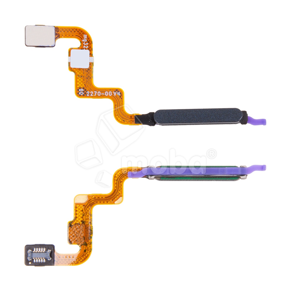 Шлейф для Xiaomi Redmi Note 12 4G (23021RAA2Y/23021RAAEG/23027RAD4I/23028RA60L) сканер отпечатка пальцев Черный