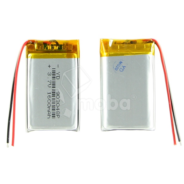 Аккумулятор универсальный 903048p 3,7v Li-Pol 1800 mAh (9*30*48 mm)