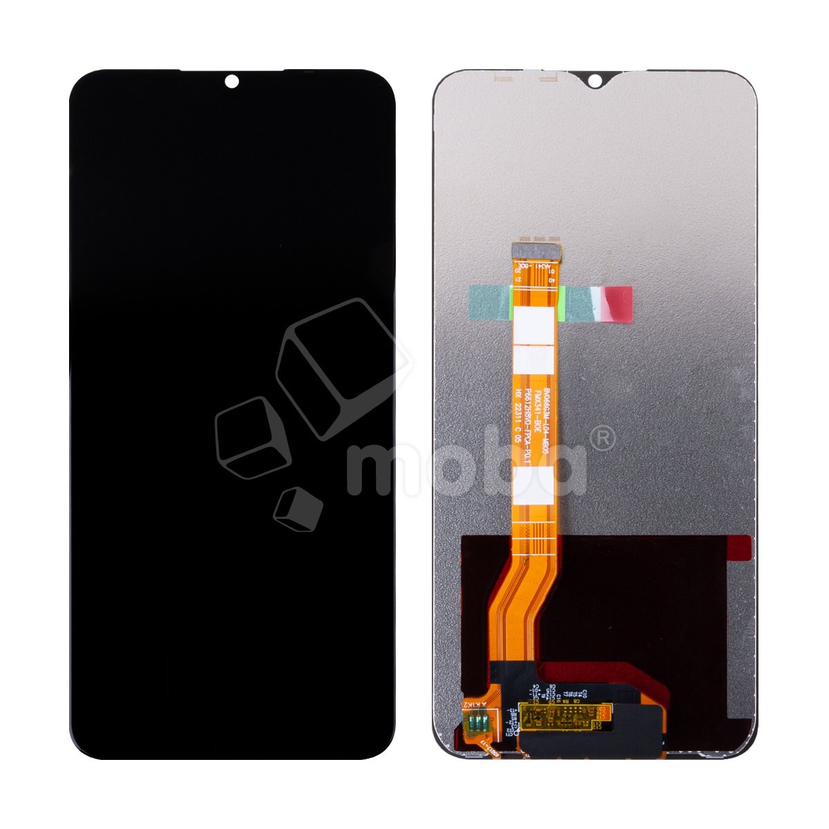 Дисплей для OPPO A18 (CPH2591) в сборе с тачскрином Черный - OR (HD+, 300 Кд/м², 90 Гц)