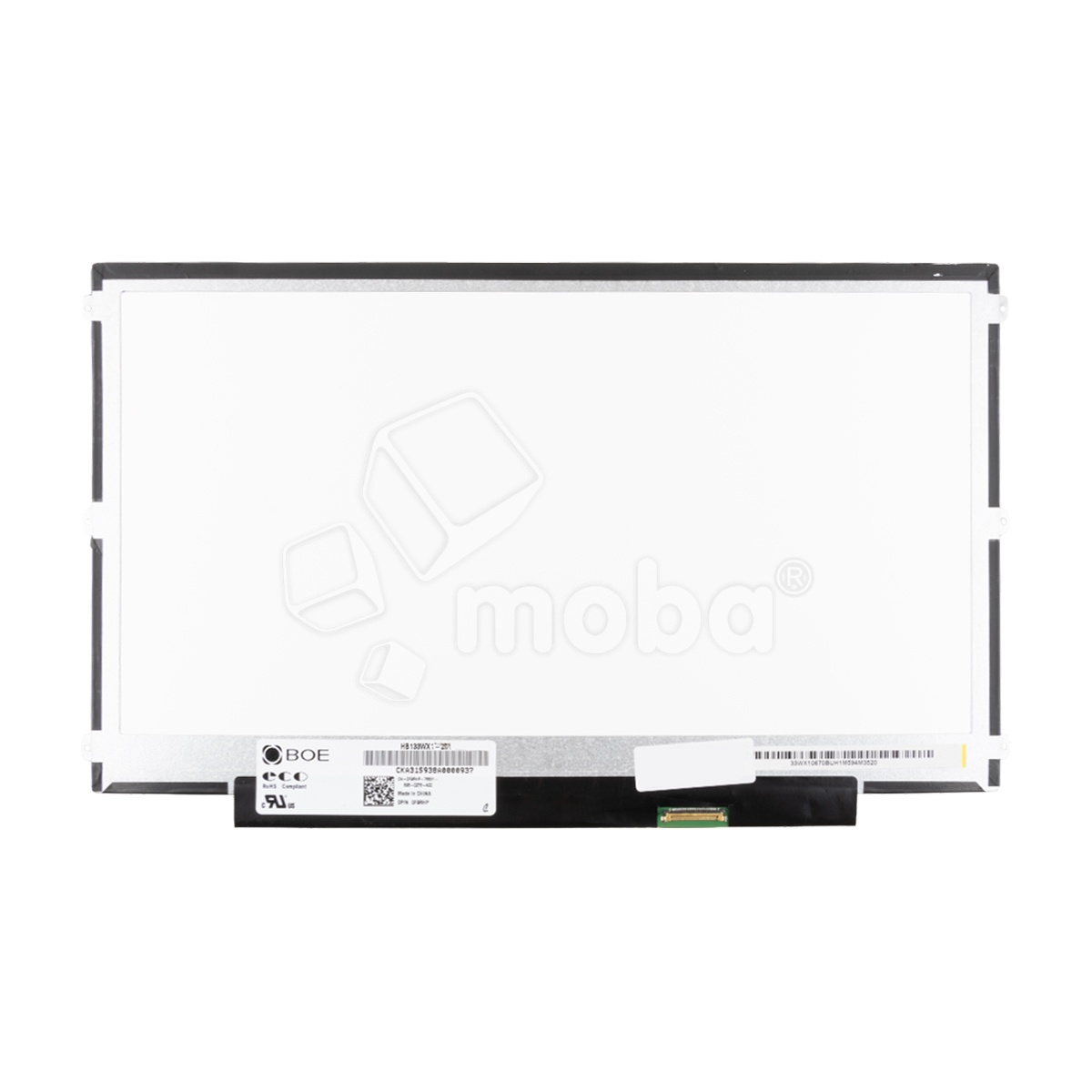 Матрица 13.3" LED 1366x768 Slim 30 pin справа внизу, матовая (планки по бокам) (NT133WHM-N23)