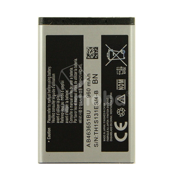 Аккумулятор для Samsung L700/B3410/B5310/C3200/C3222/C3312/C3530 (AB463651BU)