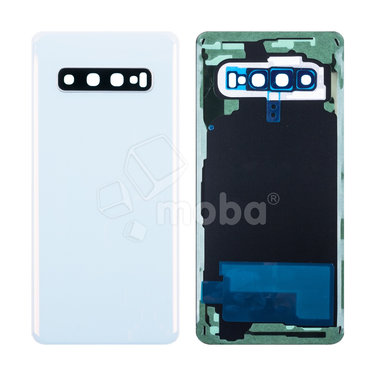 Задняя крышка для Samsung Galaxy S10 (G973F) Белый - Премиум