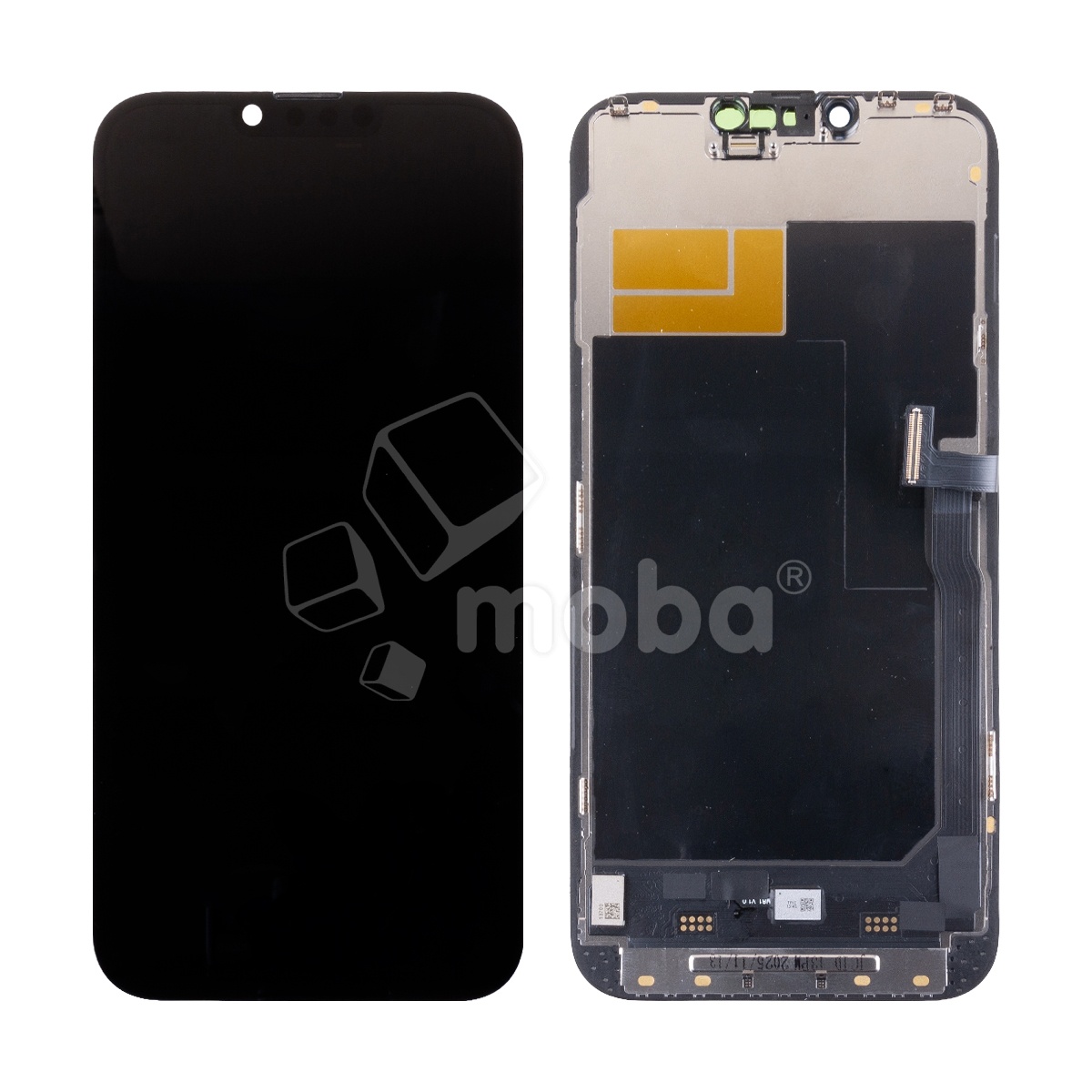 Дисплей для iPhone 13 Pro Max (A2645) в сборе с тачскрином Черный - JCID (Soft OLED, Full HD COP, 850 Кд/м², 120 Гц) (с верификацией = с привязкой без ошибки)