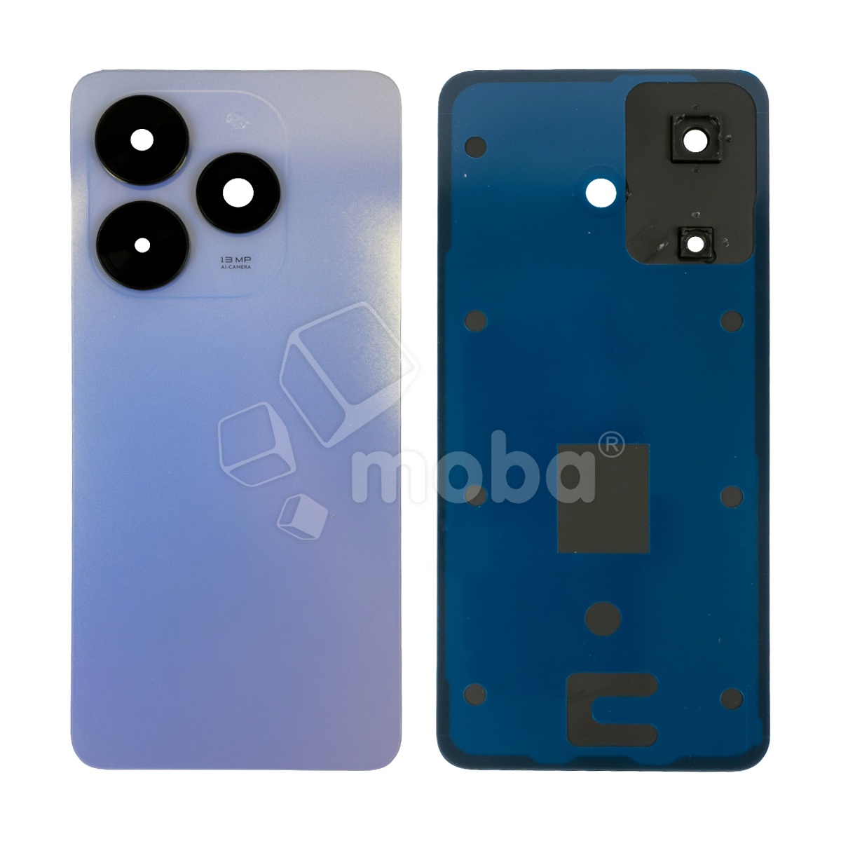 Задняя крышка для Tecno Spark Go 2024 (BG6) Голубой - Премиум