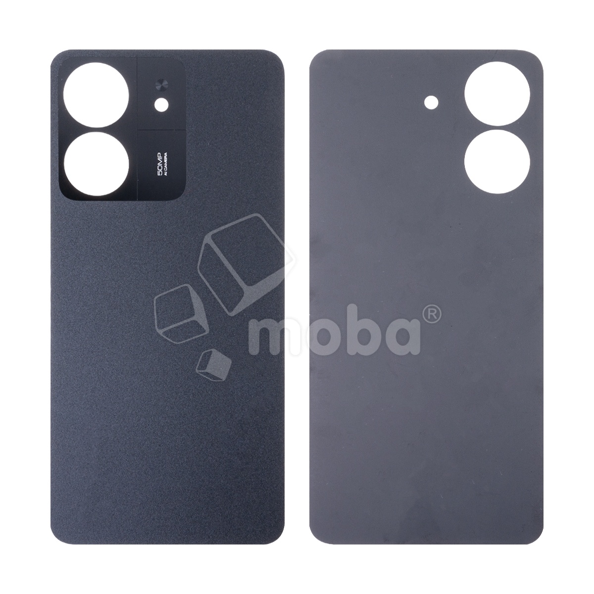 Задняя крышка для Xiaomi Redmi 13С 4G (23100RN82L/23108RN04Y/23106RN0DA/2311DRN14I) Черный