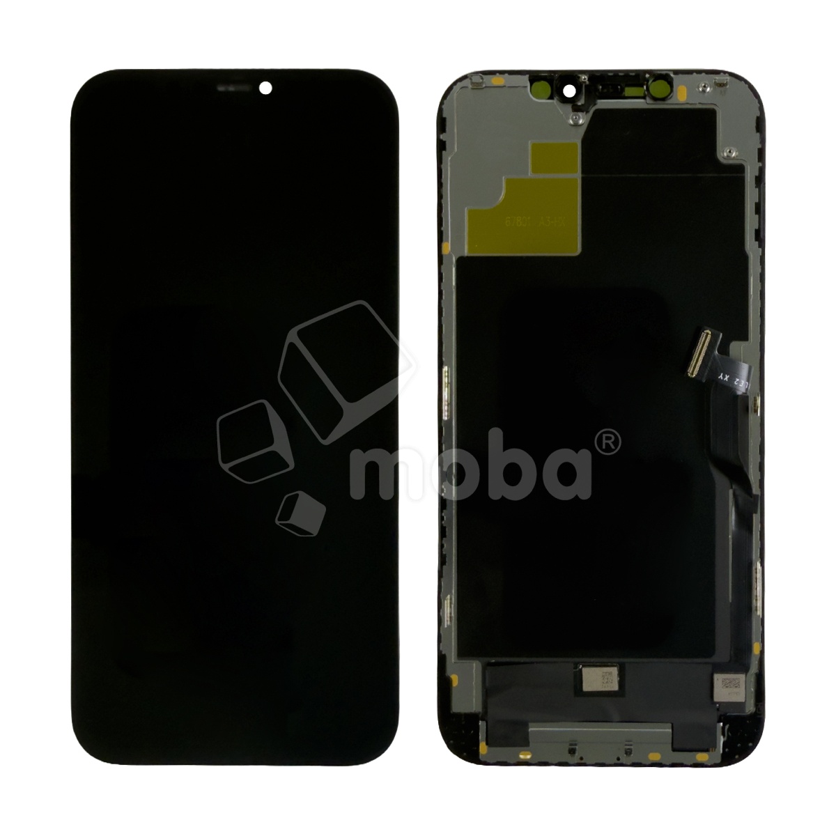 Дисплей для iPhone 12 Pro Max (A2411) в сборе с тачскрином Черный - (In-Cell, HD COG, 350 Кд/м²) (площадка под IC) Стандарт