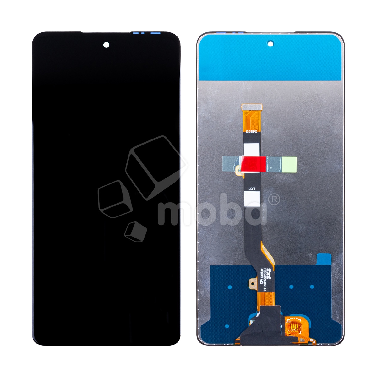 Дисплей для Tecno Pova 5 Pro 5G (LH8n) в сборе с тачскрином Черный - OR (Full HD, 300 Кд/м², 120 Гц)