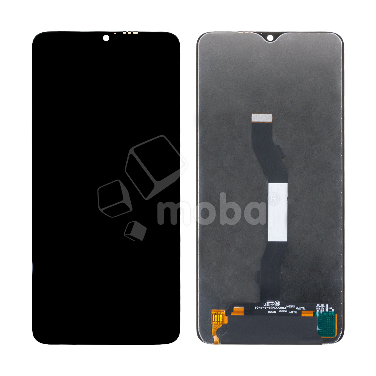 Дисплей для Xiaomi Redmi Note 8 Pro (M1906G7T/M1906G7G) в сборе с тачскрином Черный - Стандарт (COG)