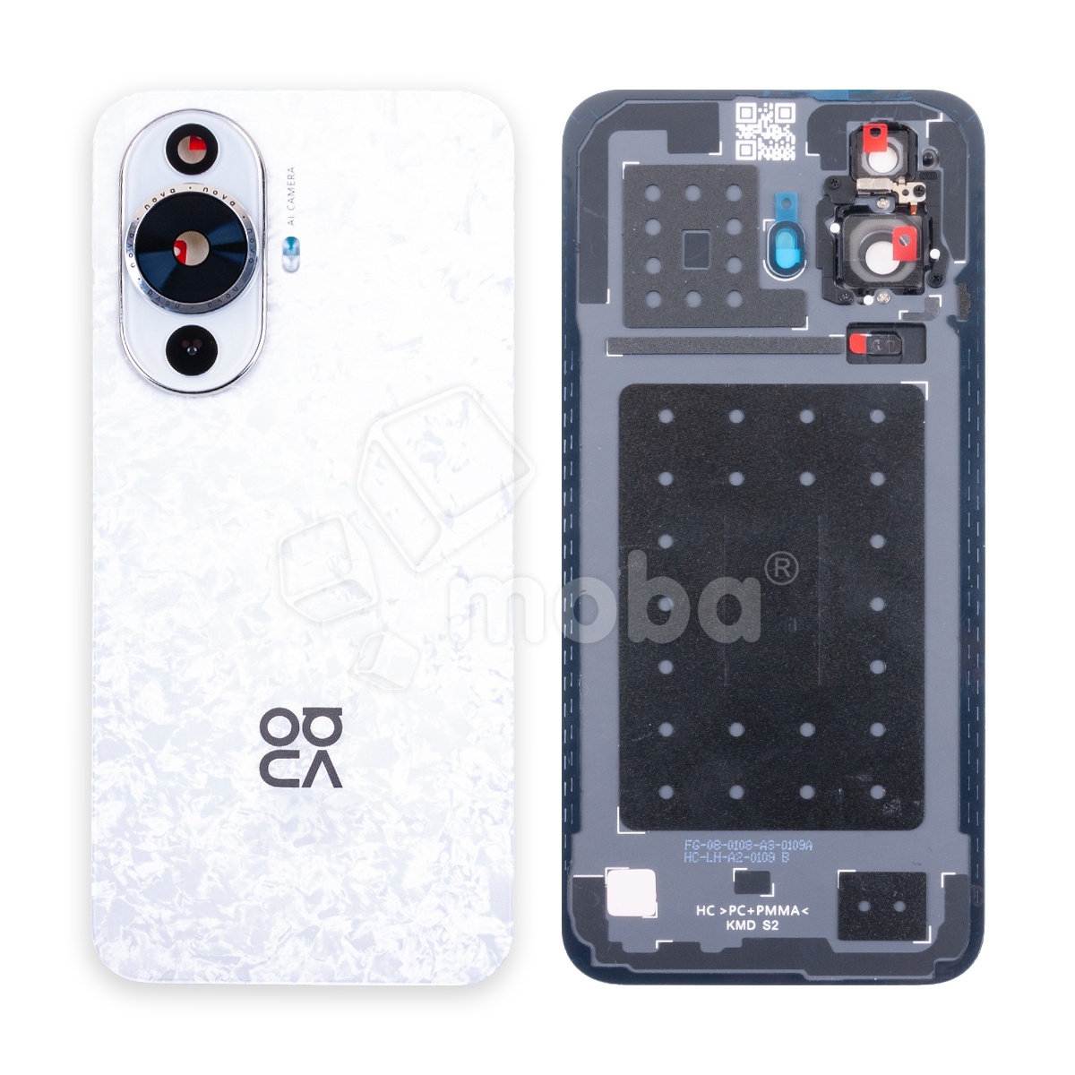 Задняя крышка для Huawei Nova 12s (FOA-LX9) Белый - Премиум
