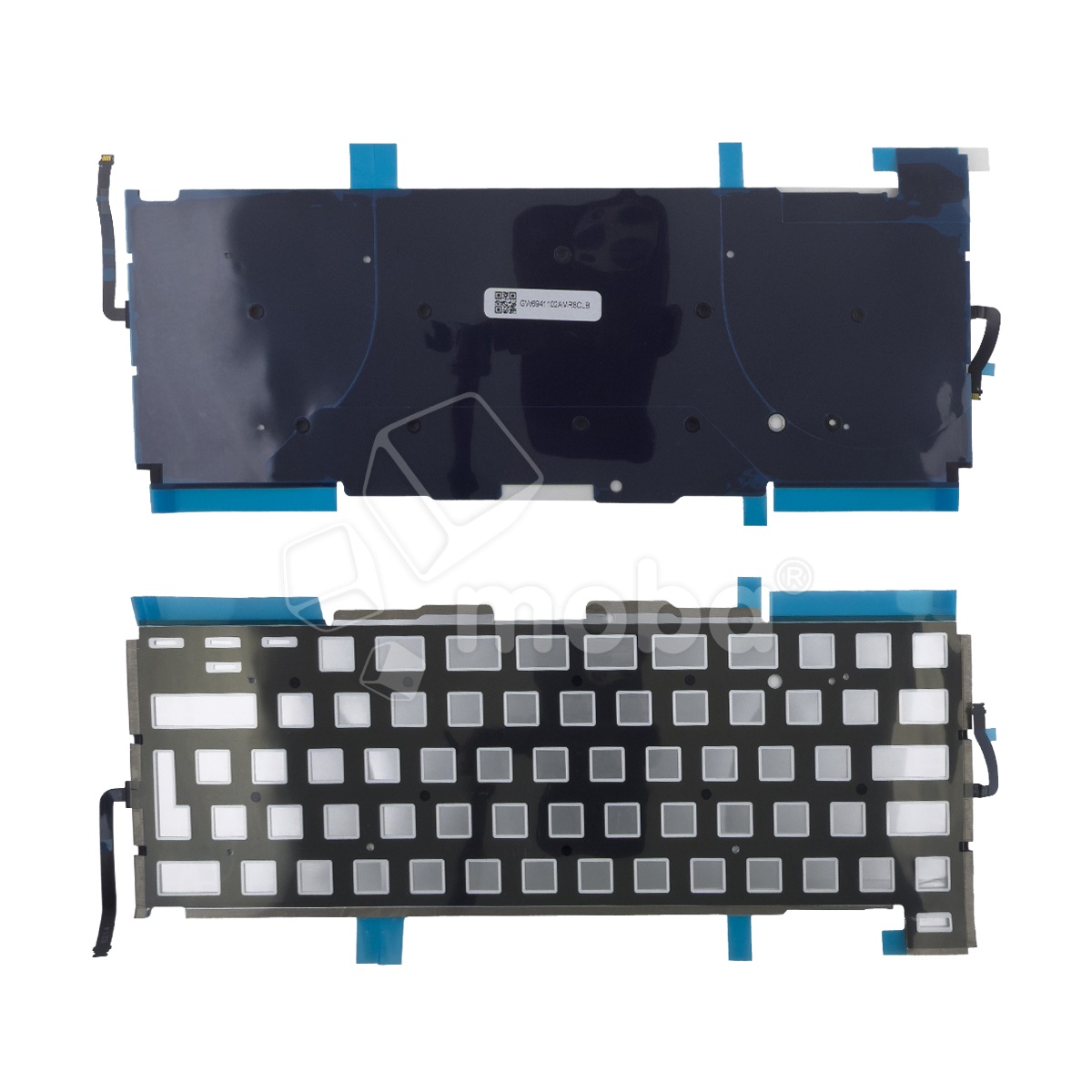 Подсветка клавиатуры для ноутбука MacBook Pro 16" A2141 (2019, Г-образный Enter RU) Черный