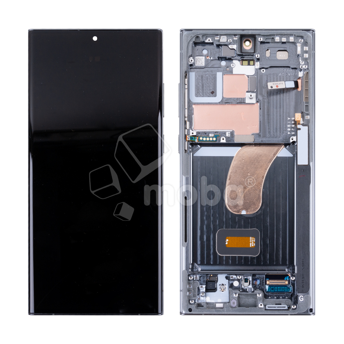 Дисплей для Samsung Galaxy S23 Ultra (S918B) модуль с рамкой Зеленый - OR (SP)