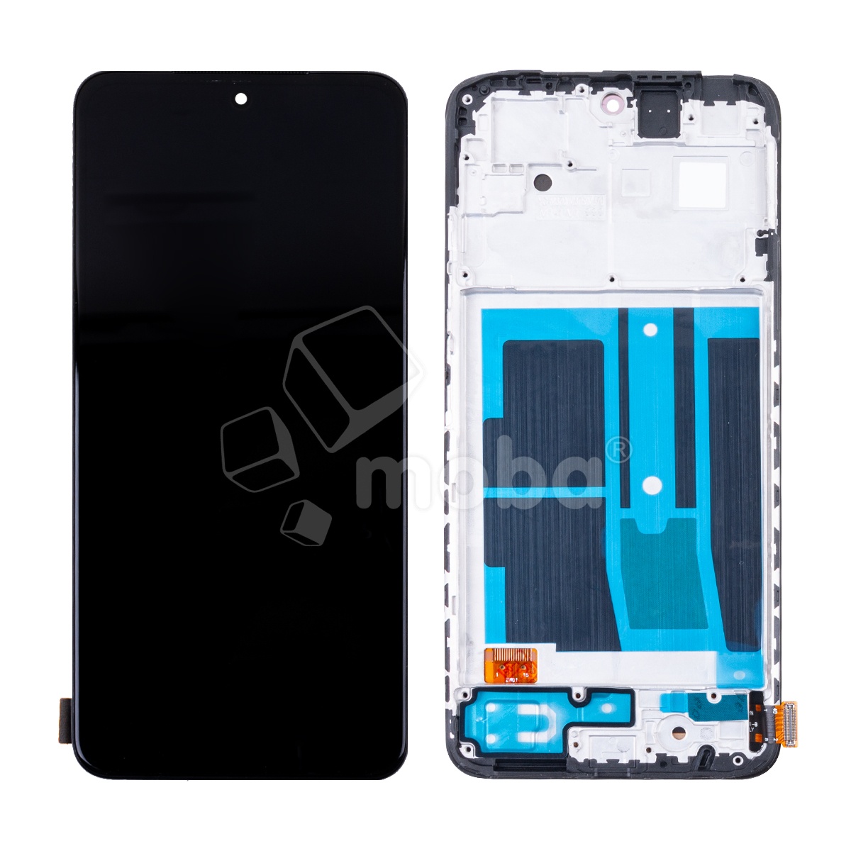 Дисплей для Xiaomi Redmi Note 12S (23030RAC7Y/2303CRA44A) модуль с рамкой Черный - (OLED) (Full HD, 450 Кд/м²)