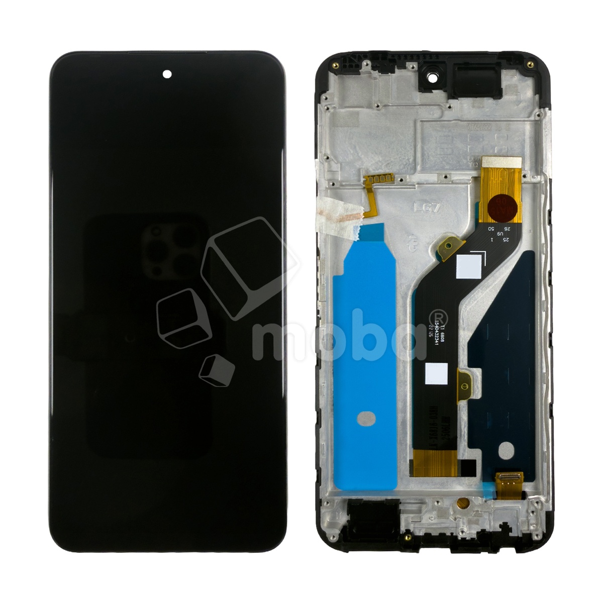 Дисплей для Tecno Pova 4 (LG7n) модуль с рамкой Черный - OR (HD+, 300 Кд/м², 90 Гц)