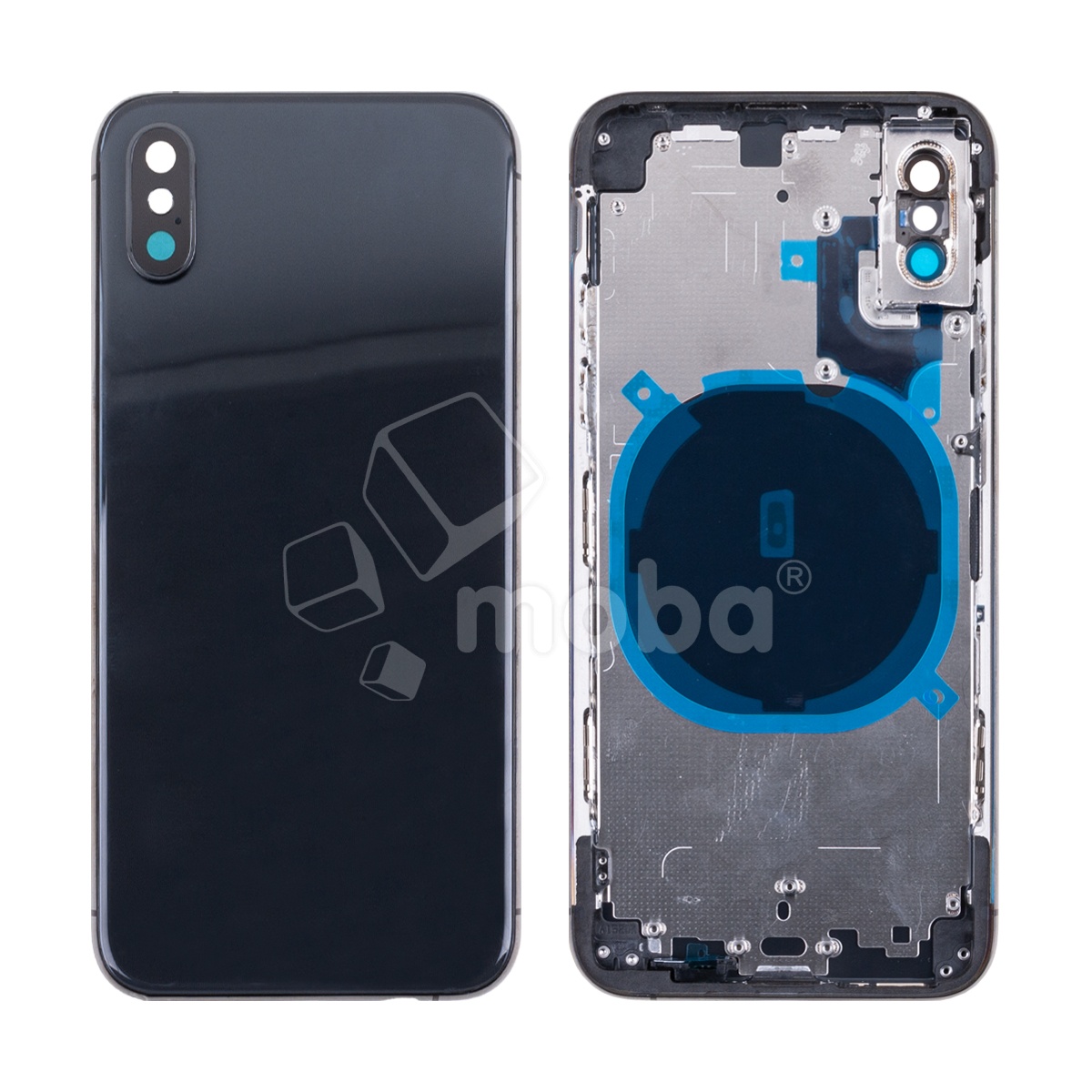 Корпус для iPhone Xs (A2097/A1920) (1 Sim) Серый - Премиум