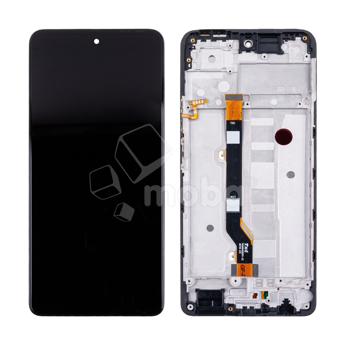 Дисплей для Infinix Hot 40 (X6836) модуль с рамкой Черный - OR (Full HD, 300 Кд/м², 90 Гц)