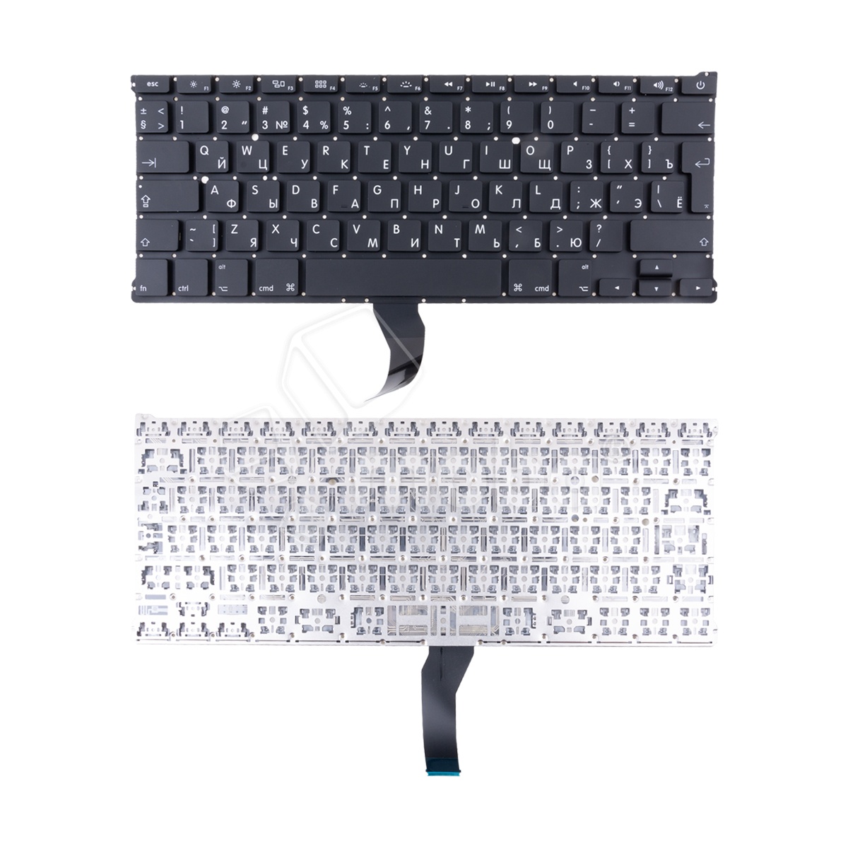 Клавиатура для ноутбука MacBook Air 13" A1369 (2010, Г-образный Enter RU) Черный