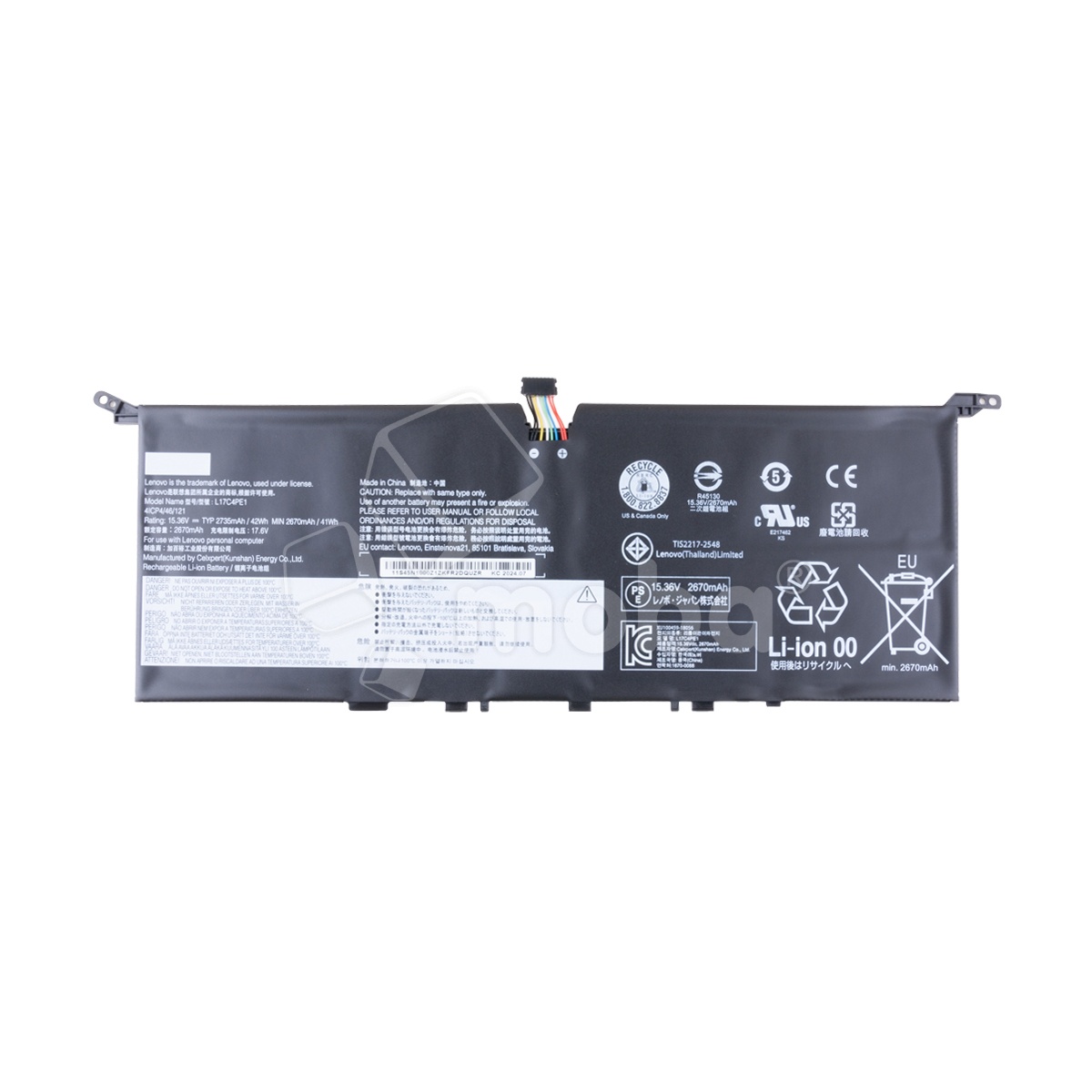 Аккумуляторная батарея для ноутбука Lenovo Yoga S730-13IWL, S730-13IML (L17C4PE1) 2670 mAh