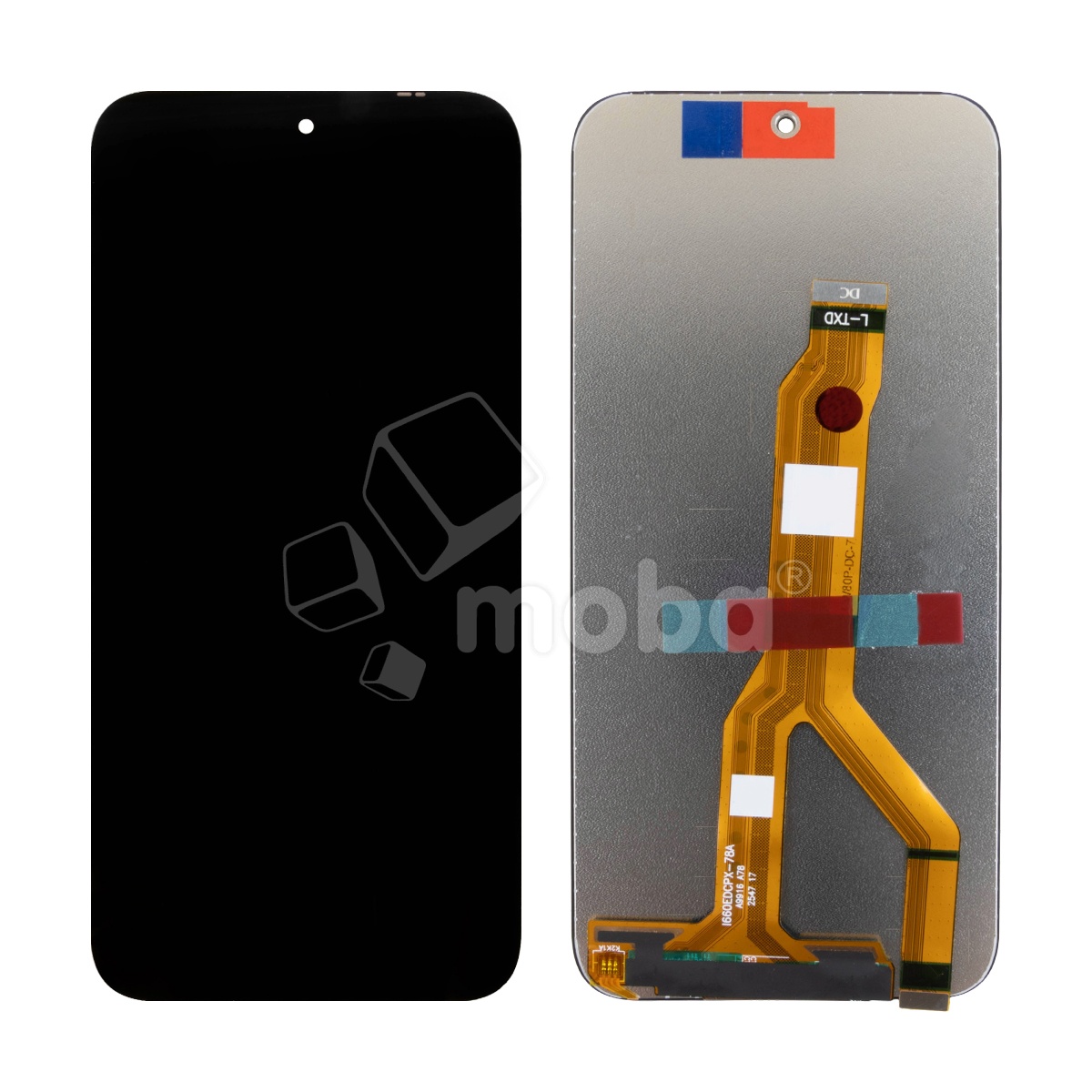 Дисплей для Huawei Honor X7e (LAB-LX1) в сборе с тачскрином Черный - OR (HD+, 300 Кд/м², 120 Гц)