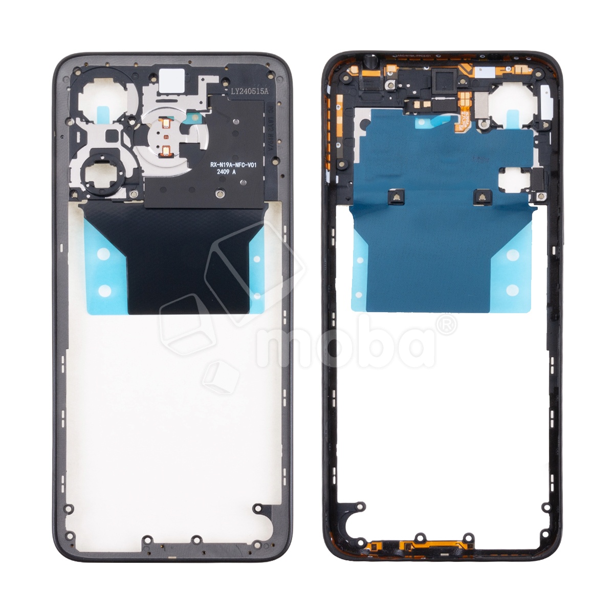 Средняя часть для Xiaomi Redmi 13 4G (24040RN64Y/2404ARN45A) Черный