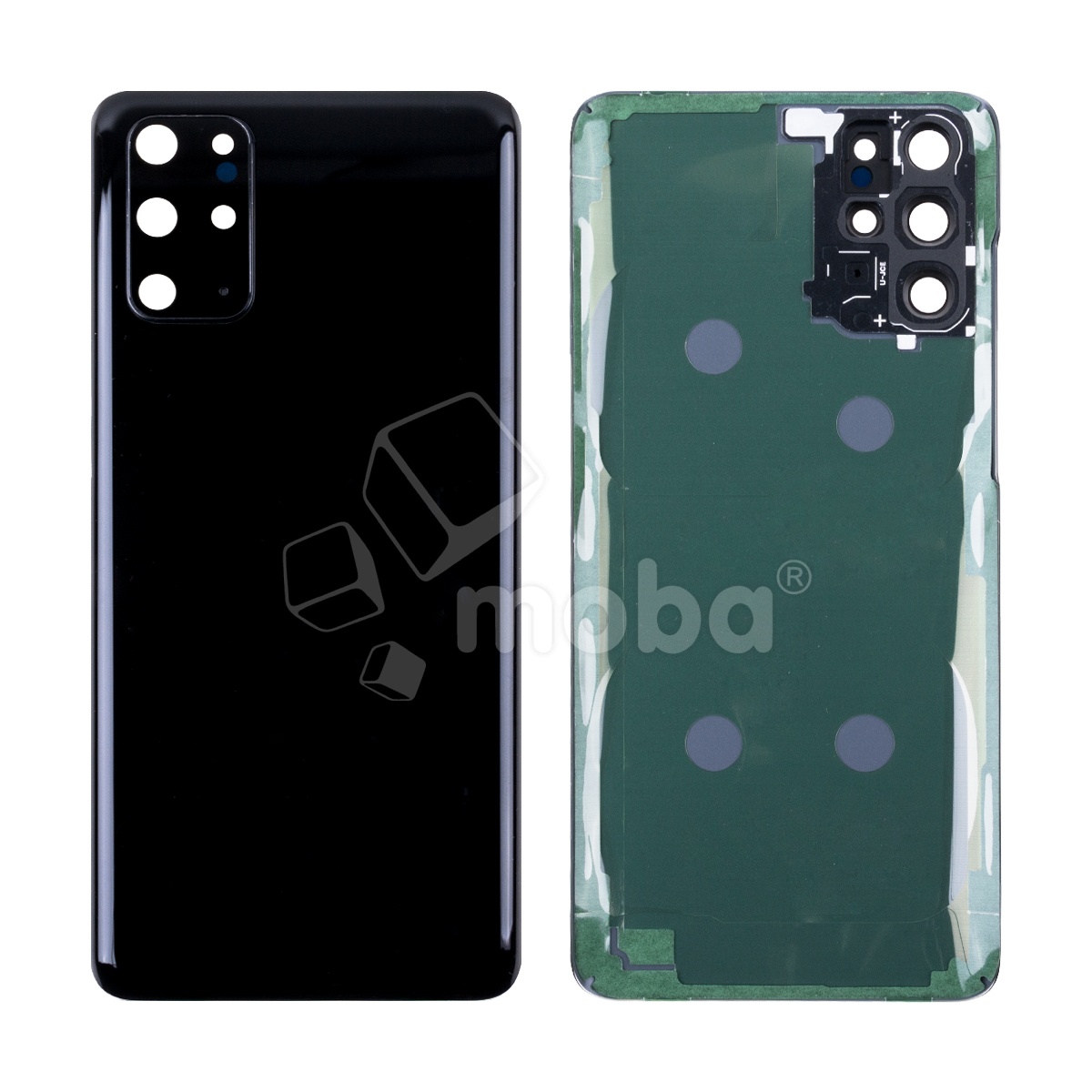 Задняя крышка для Samsung Galaxy S20+ (G985F) Черный - Премиум