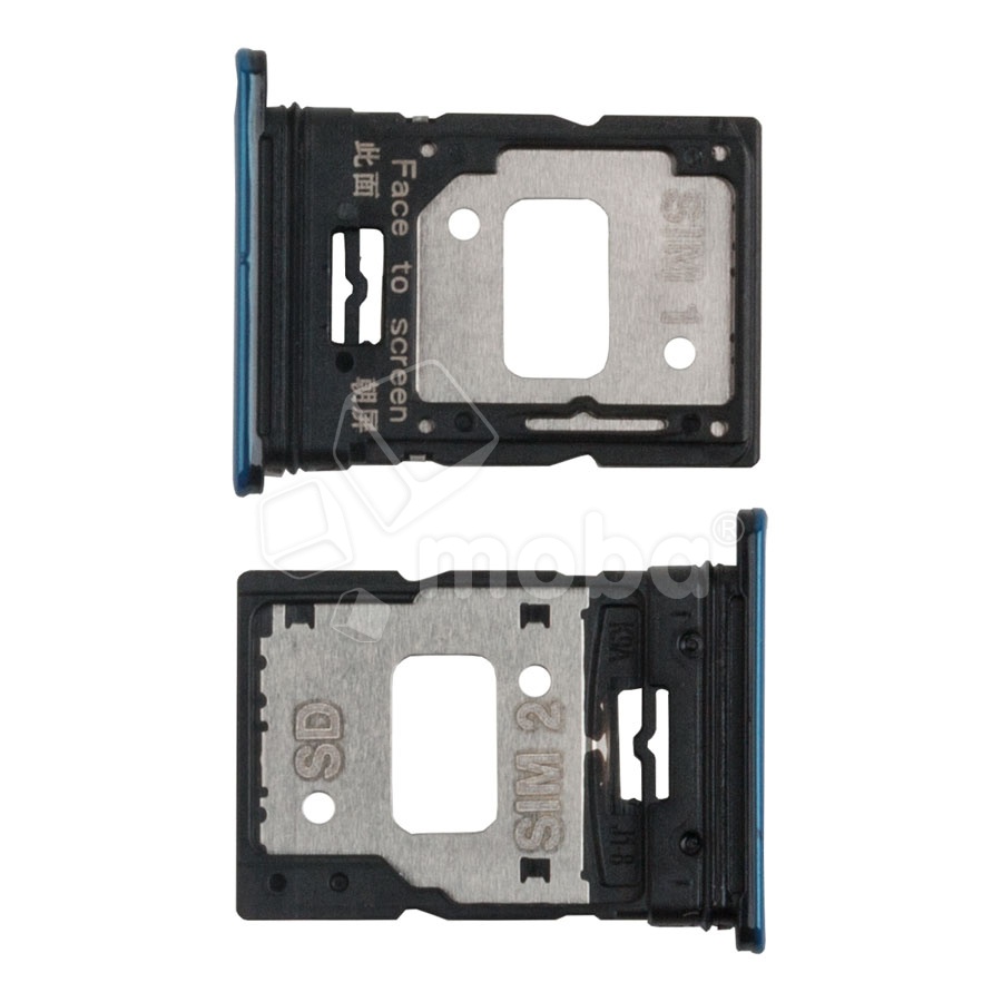 Держатель SIM для Xiaomi Mi 11 Lite/11 Lite 5G NE (M2101K9AG/2109119DG) Голубой