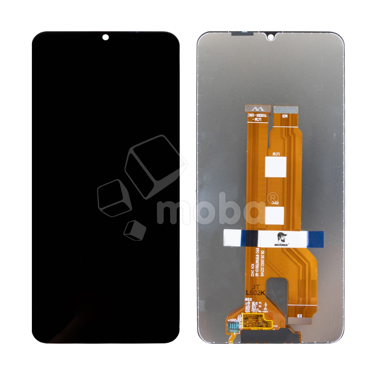 Дисплей для Realme C61 (RMX3930) в сборе с тачскрином Черный Mecanico - AMP