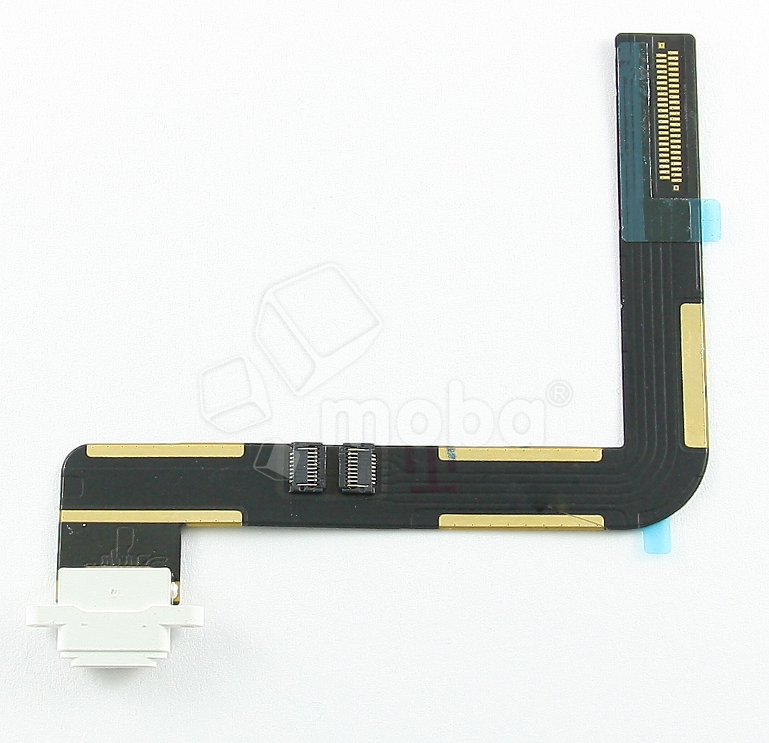 Шлейф для iPad Air 1/iPad 5/6 9.7" 2013/2017/2018 (A1474/A1475/A1476/A1822/A1823/A1893/A1954) на системный разъем Белый