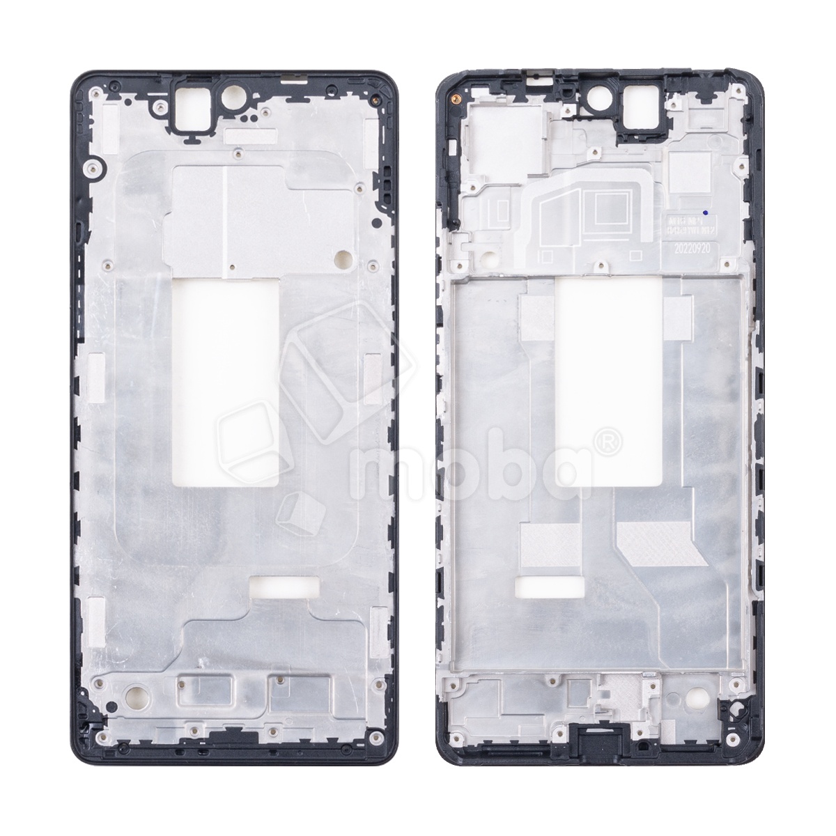 Рамка дисплея для Xiaomi Poco X5 Pro 5G/Redmi Note 12 Pro 5G (22101320G/22101316C/22101316I/22101316G) Черный (возможен дефект ЛКП)