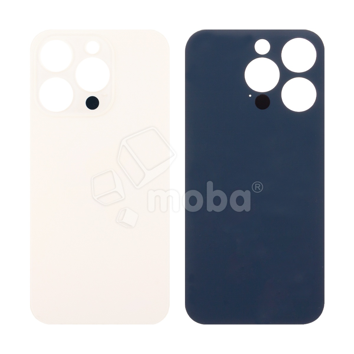 Задняя крышка для iPhone 14 Pro (A2891) Золото (стекло, широкий вырез под камеру, логотип)
