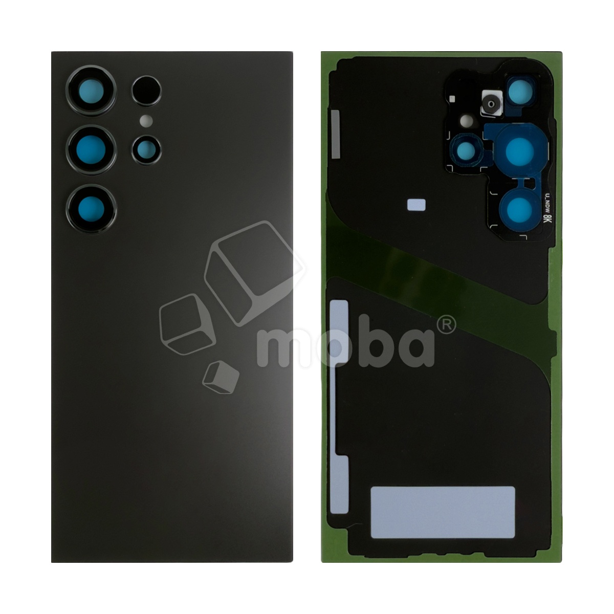Задняя крышка для Samsung Galaxy S24 Ultra (S928B) Черный - OR