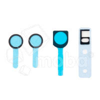 Наклейка (пыльник) передней камеры и датчиков на дисплей для iPhone 12/12 Pro/12 mini (комплект 4 шт.)