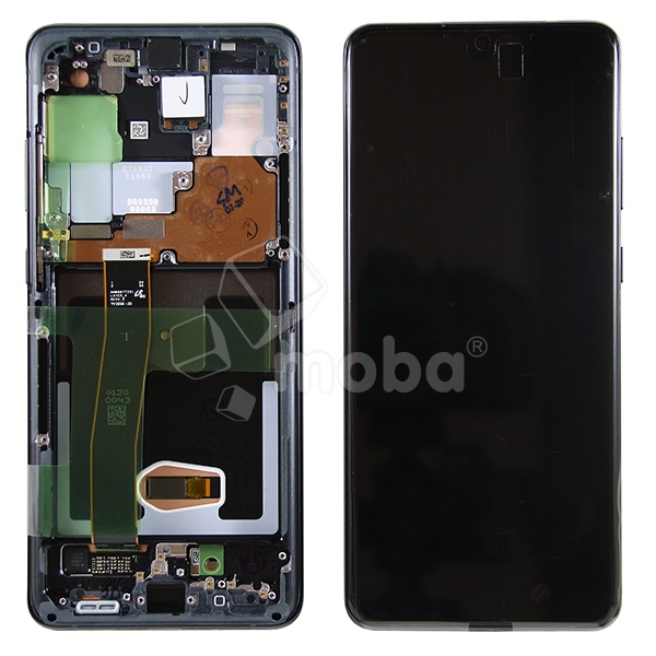 Дисплей для Samsung Galaxy S20 Ultra (G988B) модуль с рамкой Черный - OR (SP)