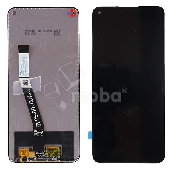 Дисплей для Xiaomi Redmi Note 9 (M2003J15SC/M2003J15SG) в сборе с тачскрином Черный - Оптима
