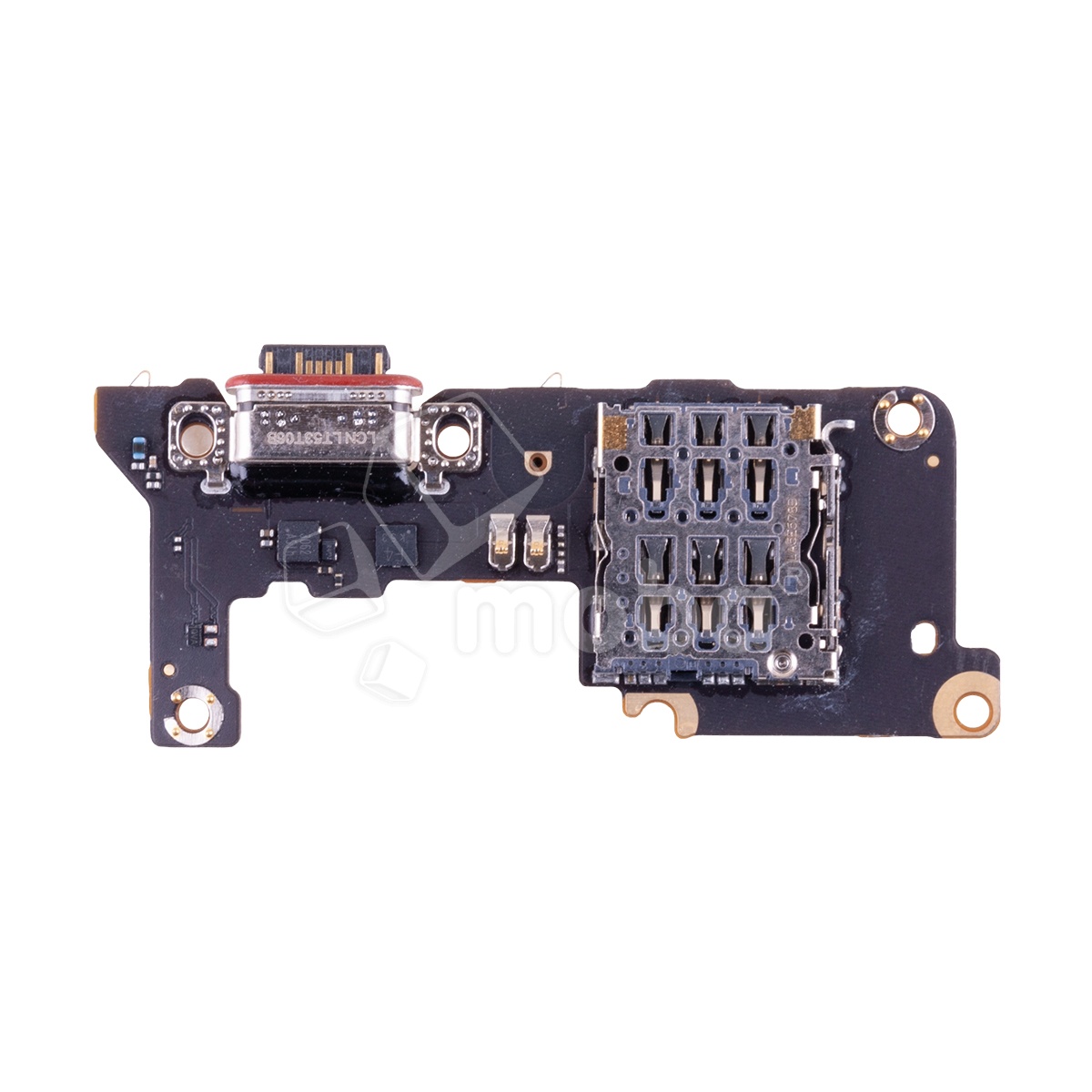 Шлейф для Xiaomi 15T (25069PTEBG) плата системный разъем/разъем SIM/микрофон - Премиум