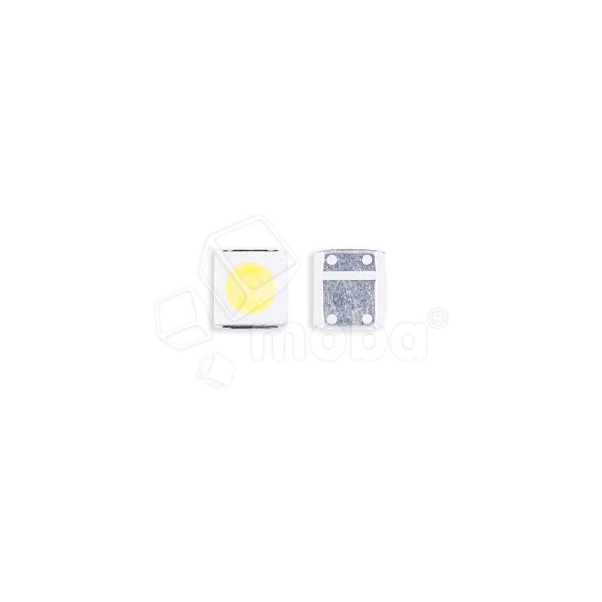 Светодиод для ремонта LED подсветки SMD 3030 3V 1W Холодный Белый (комплект 50 шт.)