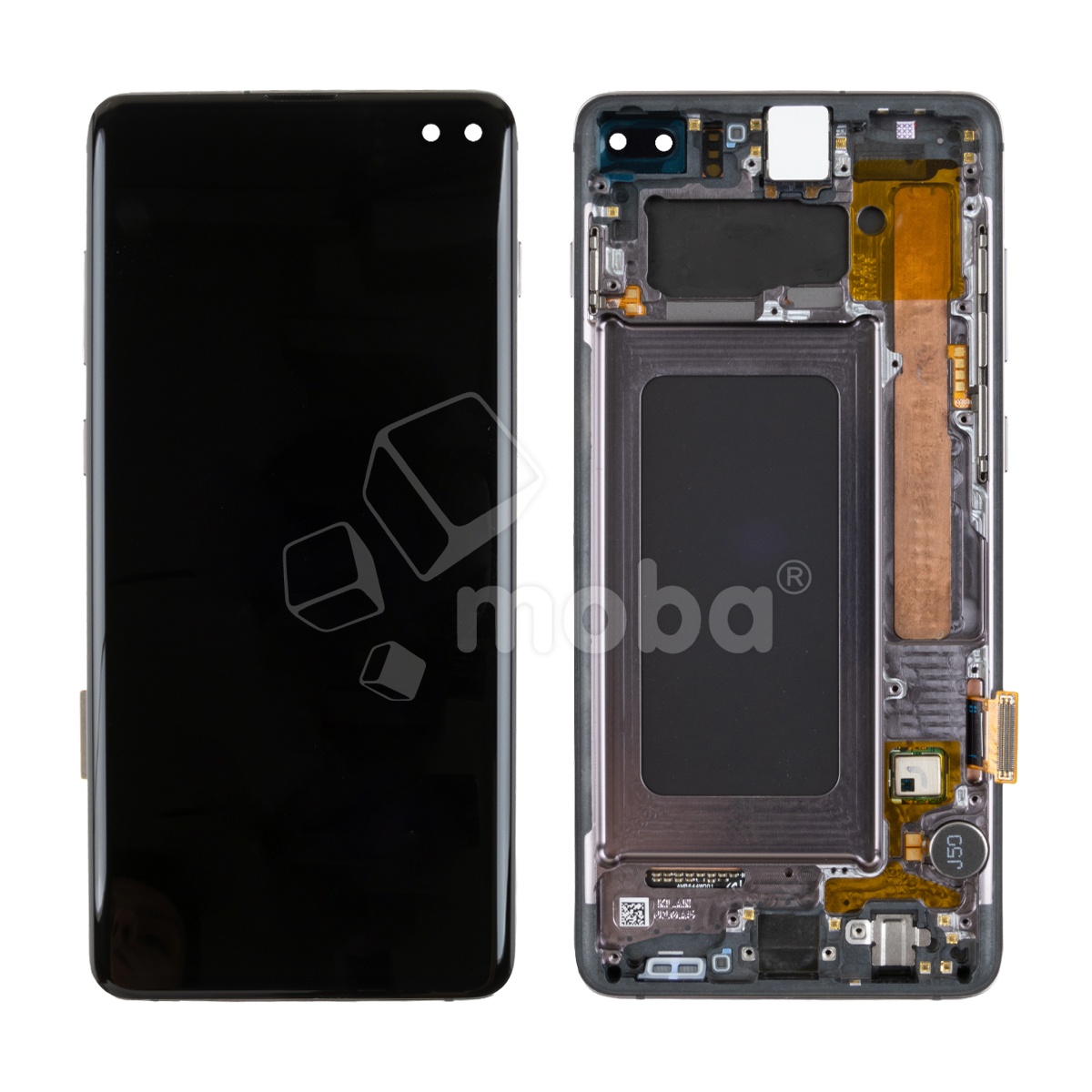 Дисплей для Samsung Galaxy S10+ (G975F) модуль с рамкой Черный - Сервисный Оригинал