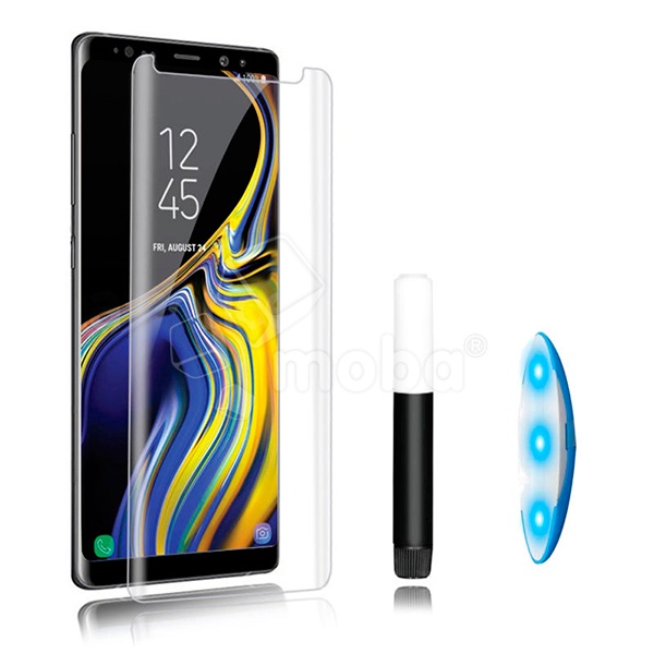 Защитное стекло "UV комплект" для Samsung Galaxy S20 (G980F) (клей, лампа)