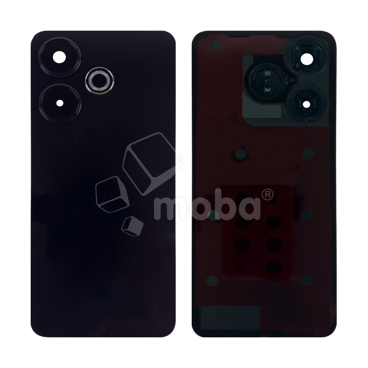 Задняя крышка для Xiaomi Redmi 13 4G (24040RN64Y/2404ARN45A) Черный - Премиум