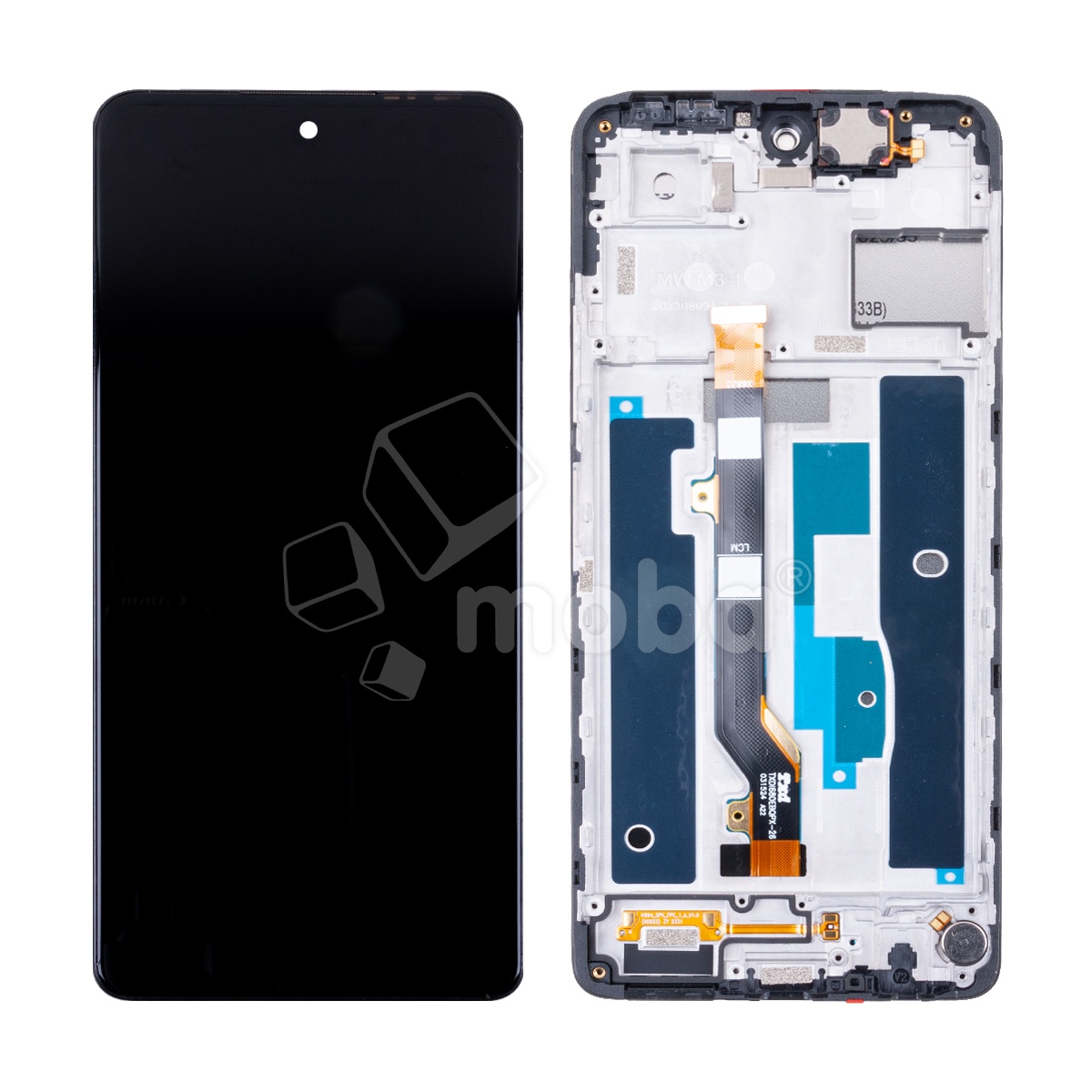 Дисплей для Tecno Pova 5 (LH7n) модуль с рамкой Черный - OR (Full HD, 300 Кд/м², 120 Гц)