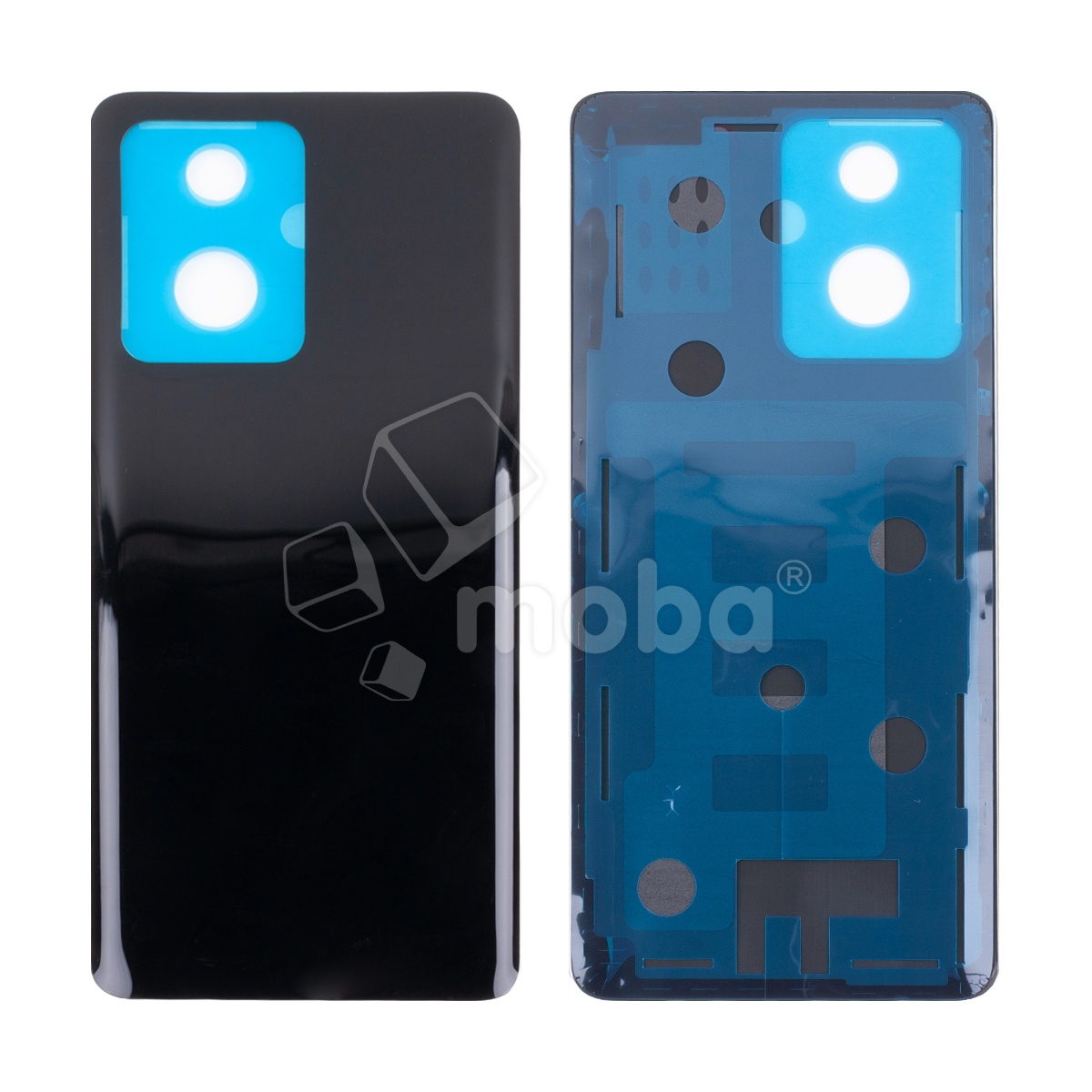 Задняя крышка для Xiaomi Redmi Note 12 Pro+ (22101316UG) Черный - Премиум