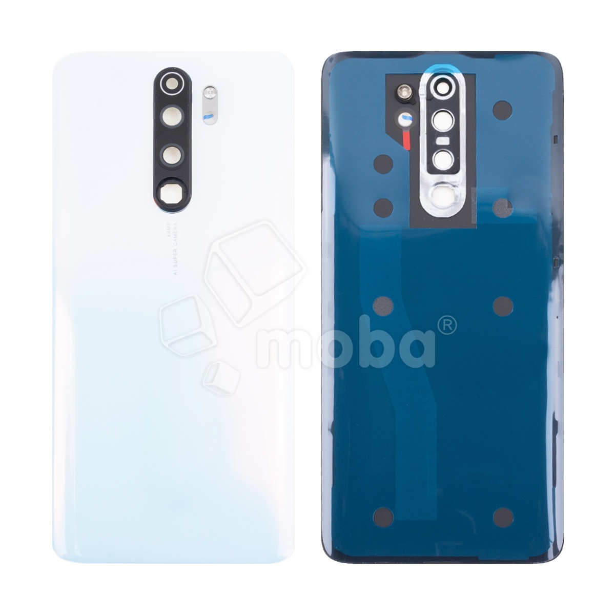 Задняя крышка для Xiaomi Redmi Note 8 Pro (M1906G7T) Белый - OR