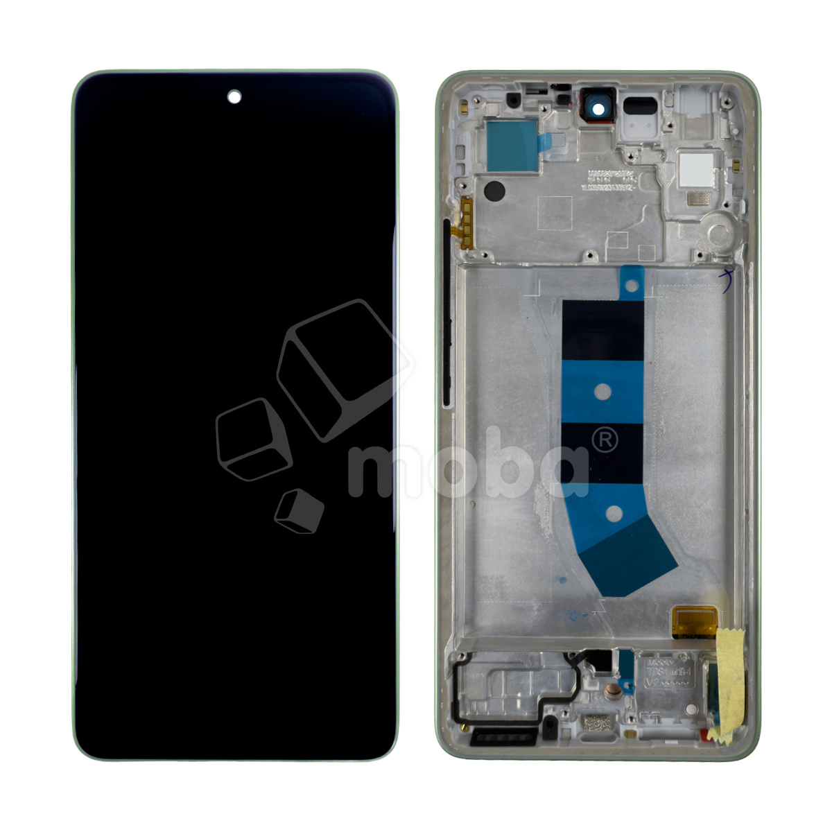 Дисплей для Xiaomi Redmi Note 13 4G (23129RAA4G/23124RA7EO/23129RA5FL) модуль с рамкой Зеленый - OR (SP)
