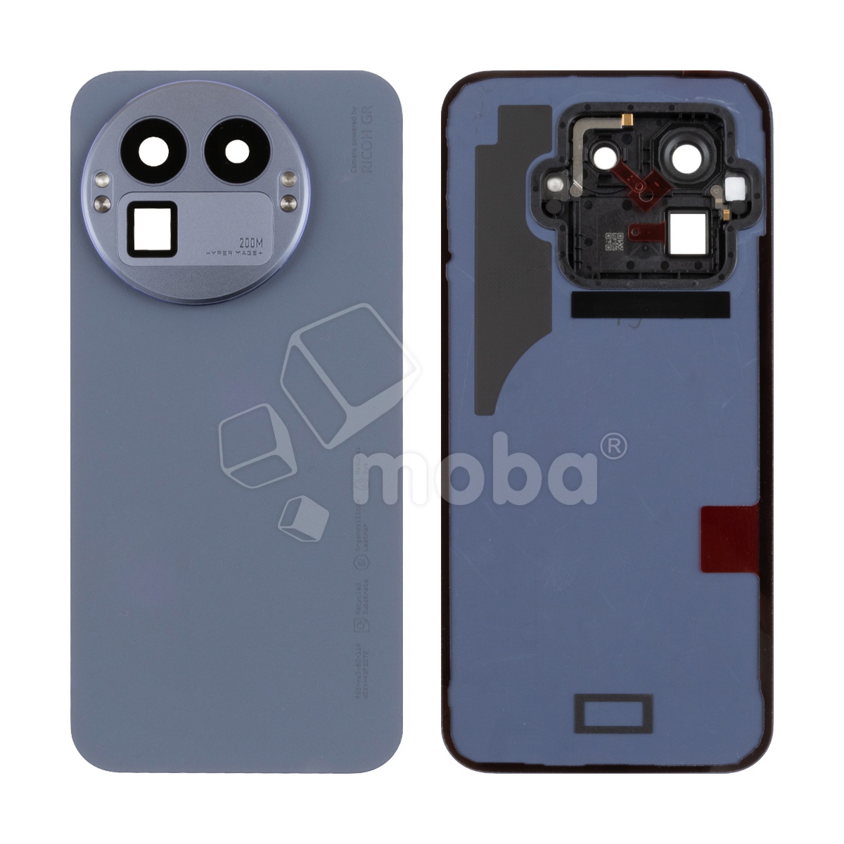Задняя крышка для Realme GT 8 Pro (RMX5210) Синий - Премиум