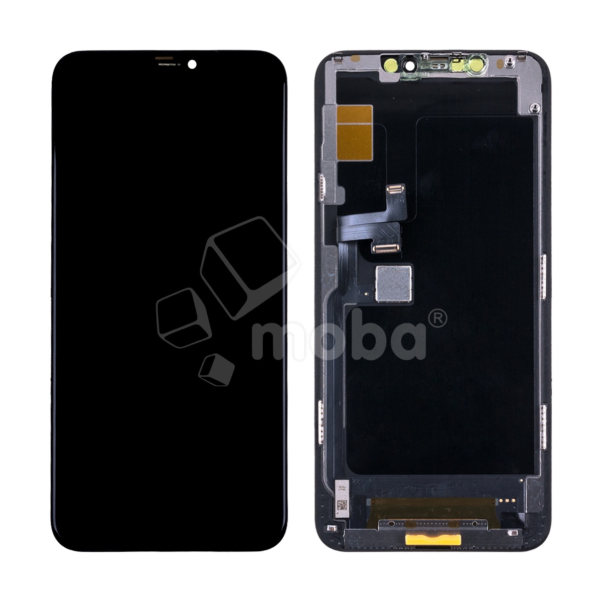 Дисплей для iPhone 11 Pro Max (A2218) в сборе с тачскрином Черный - (Hard OLED) Стандарт