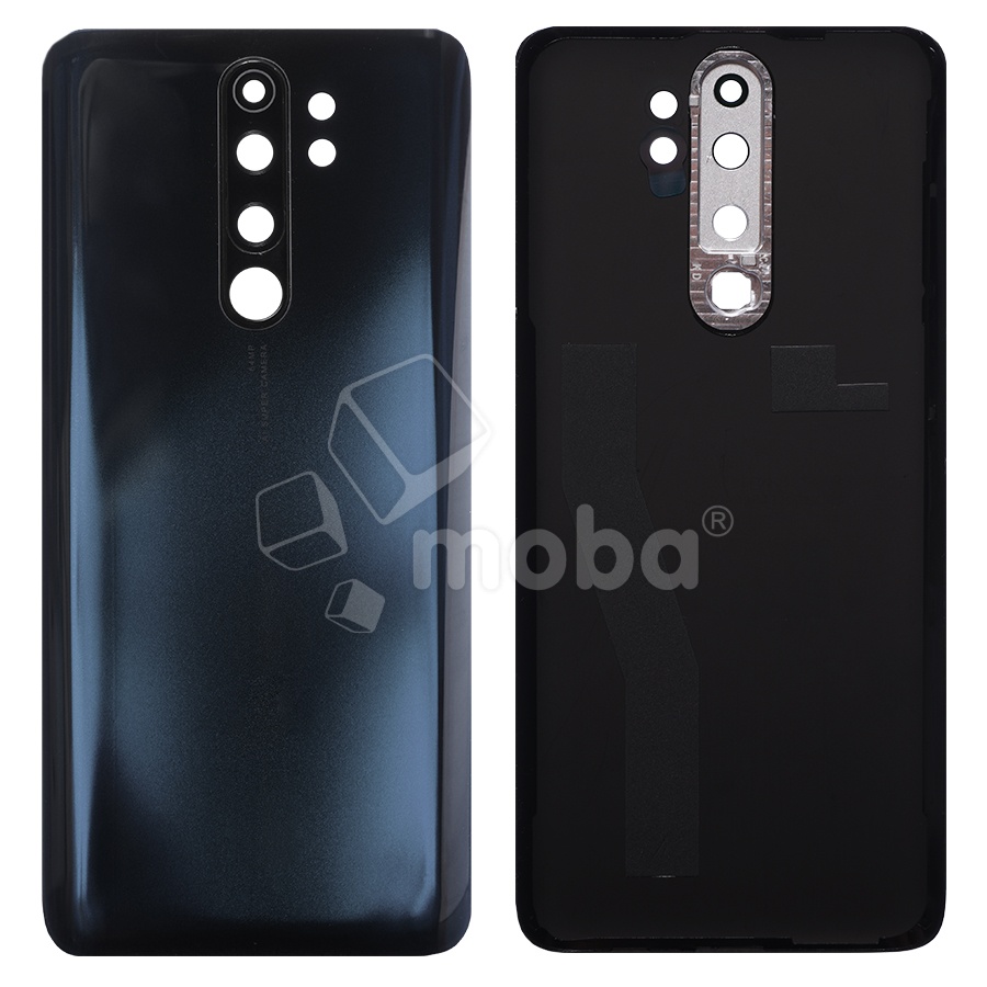 Задняя крышка для Xiaomi Redmi Note 8 Pro (M1906G7T) Черный - Премиум