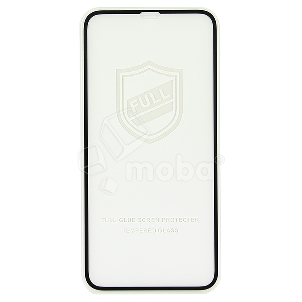 Защитное стекло "Тонкое" для iPhone X/Xs/11 Pro Черный (Полное покрытие 0,25 мм)