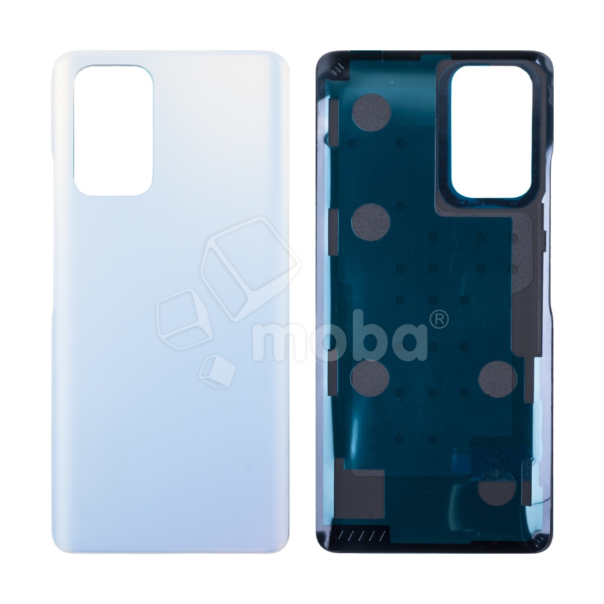 Задняя крышка для Xiaomi Redmi Note 10 Pro 4G (M2101K6G) Голубой - Премиум