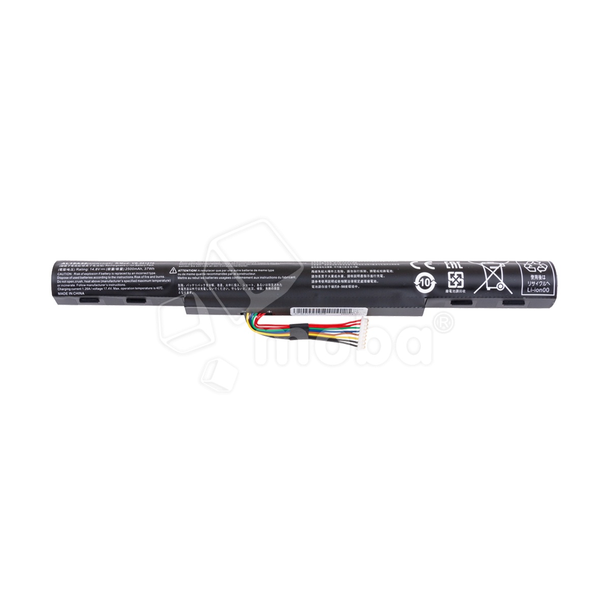 Аккумуляторная батарея для ноутбука Acer Aspire E5-422, 472, 473, 522, 532, 573, 573G, 722, 772, ES1-420 (AL15A32) 2500 mAh