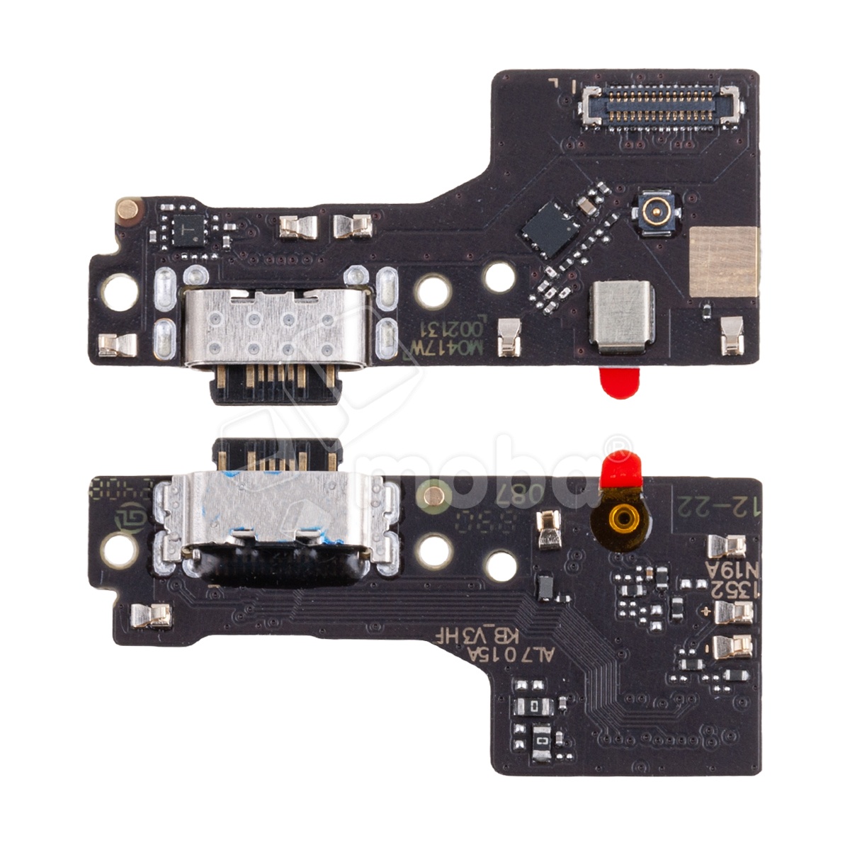 Шлейф для Xiaomi Poco M6 4G/Redmi 13 4G (2404APC5FG/24040RN64Y/2404ARN45A) плата системный разъем/микрофон